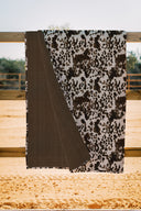 Bella Hide Brown Quilt