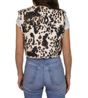 Bella Hide Brown Quilted Tara Vest