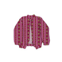 Bella Stripe Berry Quilted Bomber Jacket *Web Exclusive*