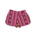 Bella Stripe Berry Quilted Scallop Shorts *Web Exclusive*