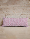 Bella Stripe Berry Quilted Oblong 14" x33" Pillow