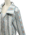 Bella Stripe Blue Quilted Jacket