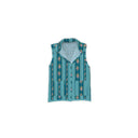 Bella Stripe Peacock Quilted Ruby Vest