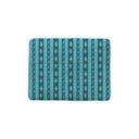 Bella Stripe Peacock Quilted Pet Bed