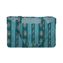 Bella Stripe Peacock Quilted Tote