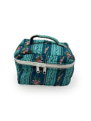 floral striped quilted travel bag 