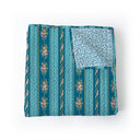 Bella Stripe Peacock Baby Blanket