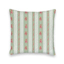 Bella Stripe Sage Quilted 20" Pillow