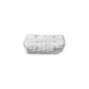 Bella Stripe White Quilted Hot Tools Bag