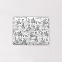 Birdie Black Quilted Pet Bed