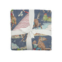 Birdie Chambray Baby Blanket