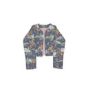 Birdie Chambray Cropped Quilted Jacket