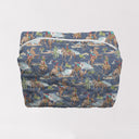 Birdie Chambray Quilted Makeup Bag