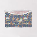 Birdie Chambray Quilted Makeup Bag