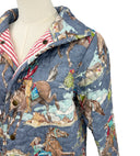 Birdie Chambray Quilted Snap Jacket