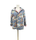 Birdie Chambray Quilted Snap Jacket