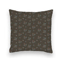 Birdie Charcoal Quilted 20" Pillow