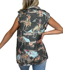 Birdie Cowgirl Charcoal Quilted Ruby Vest