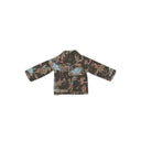 Birdie Charcoal Youth Quilted Snap Jacket