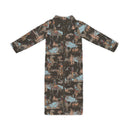 Birdie Charcoal Quilted Maxi Coat *Web Exclusive*