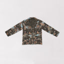 Birdie Charcoal Quilted Snap Jacket