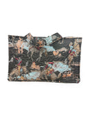 Birdie Charcoal Quilted Tote