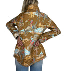 Birdie Gold Quilted Snap Jacket