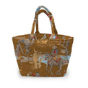Birdie Gold Quilted Handbag