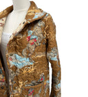 Birdie Gold Quilted Snap Jacket