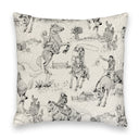 Birdie Linen / Black 20" Pillow