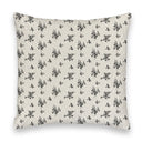 Birdie Linen / Black 20" Pillow