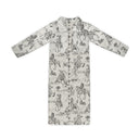 Birdie Linen/Black Maxi Coat *Web Exclusive*