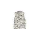 Birdie Linen/Black Quilted Ruby Vest