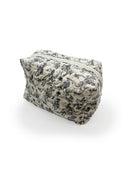 Birdie Linen/Black Makeup Bag