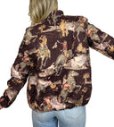 Birdie Maroon Quilted Bomber Jacket *Web Exclusive*