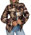 Birdie Maroon Quilted Bomber Jacket *Web Exclusive*