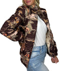 Birdie Maroon Quilted Bomber Jacket *Web Exclusive*