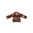 Birdie Maroon Youth Quilted Snap Jacket