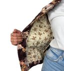 Birdie Maroon Quilted Bomber Jacket *Web Exclusive*