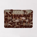 Birdie Maroon Quilted Tote