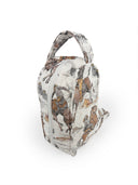 Birdie Neutral Quilted Boot Bag