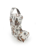 Birdie Neutral Quilted Boot Bag