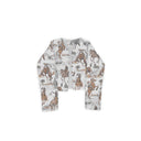 Birdie Neutral Cropped Quilted Jacket