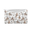 Birdie Neutral Quilted Makeup Bag