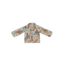 Birdie Pastel Youth Quilted Snap Jacket