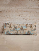 Birdie Pastel Quilted Oblong 14" x33" Pillow