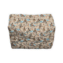 Birdie Pastel Quilted Makeup Bag