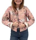 Birdie Rose Cropped Quilted Jacket