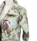 Birdie Sage Quilted Duster