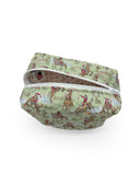 Birdie Sage Quilted Makeup Bag